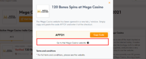 Registration in Mega Casino World