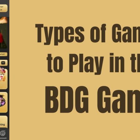 Types Of Games To Play In The BDG Game